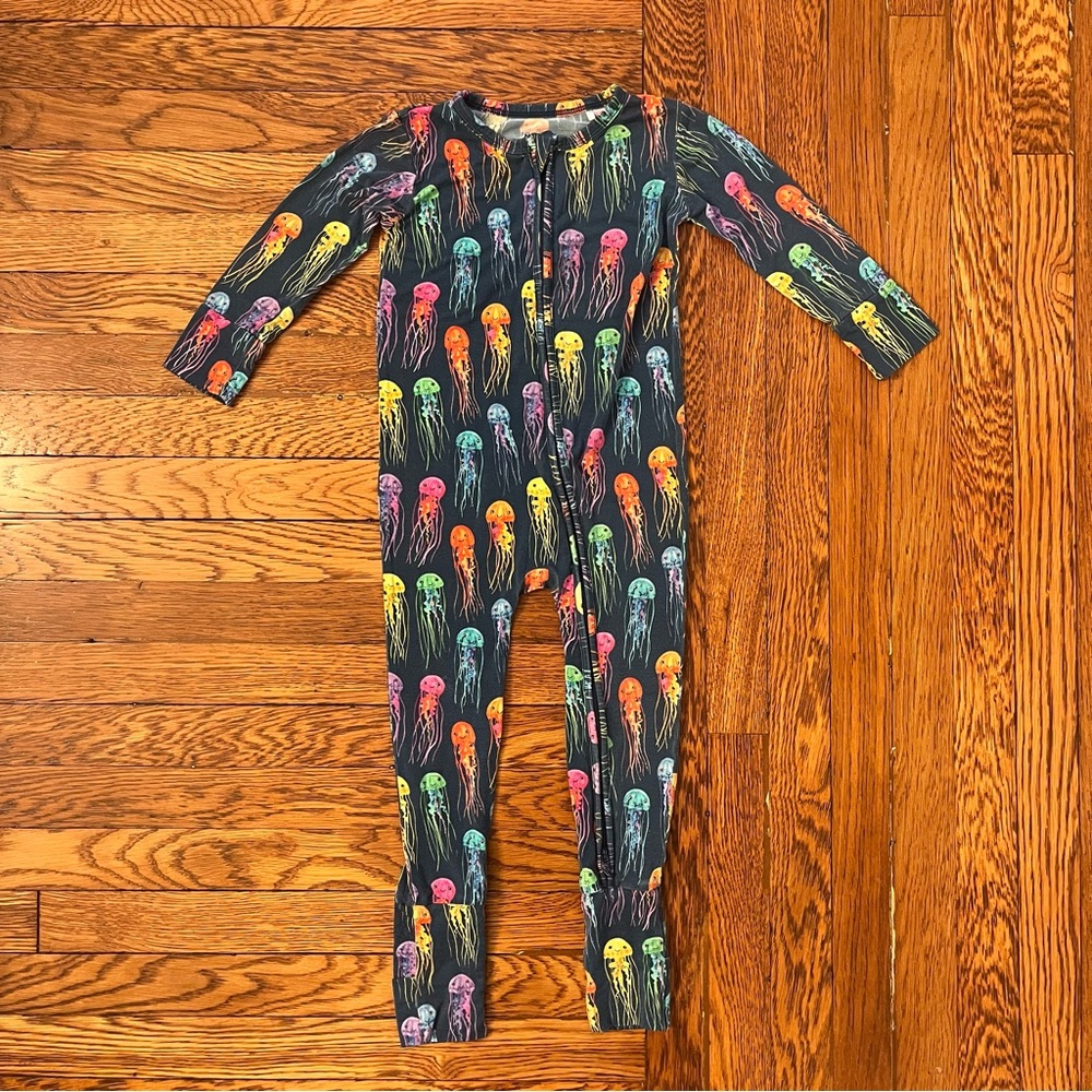 Vibrant Jellyfish Kids Footie